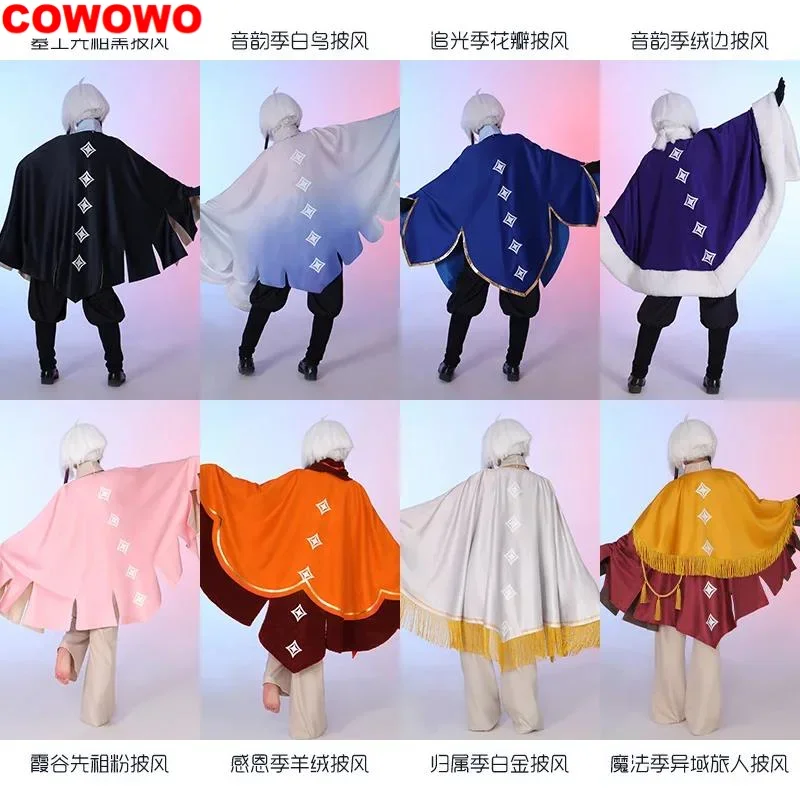 Game Sky: Light Awaits Cosplay Costume Sky:Children of Light Outfits Fancy Suit Cloak Top Pants Halloween Carnival Uniforms