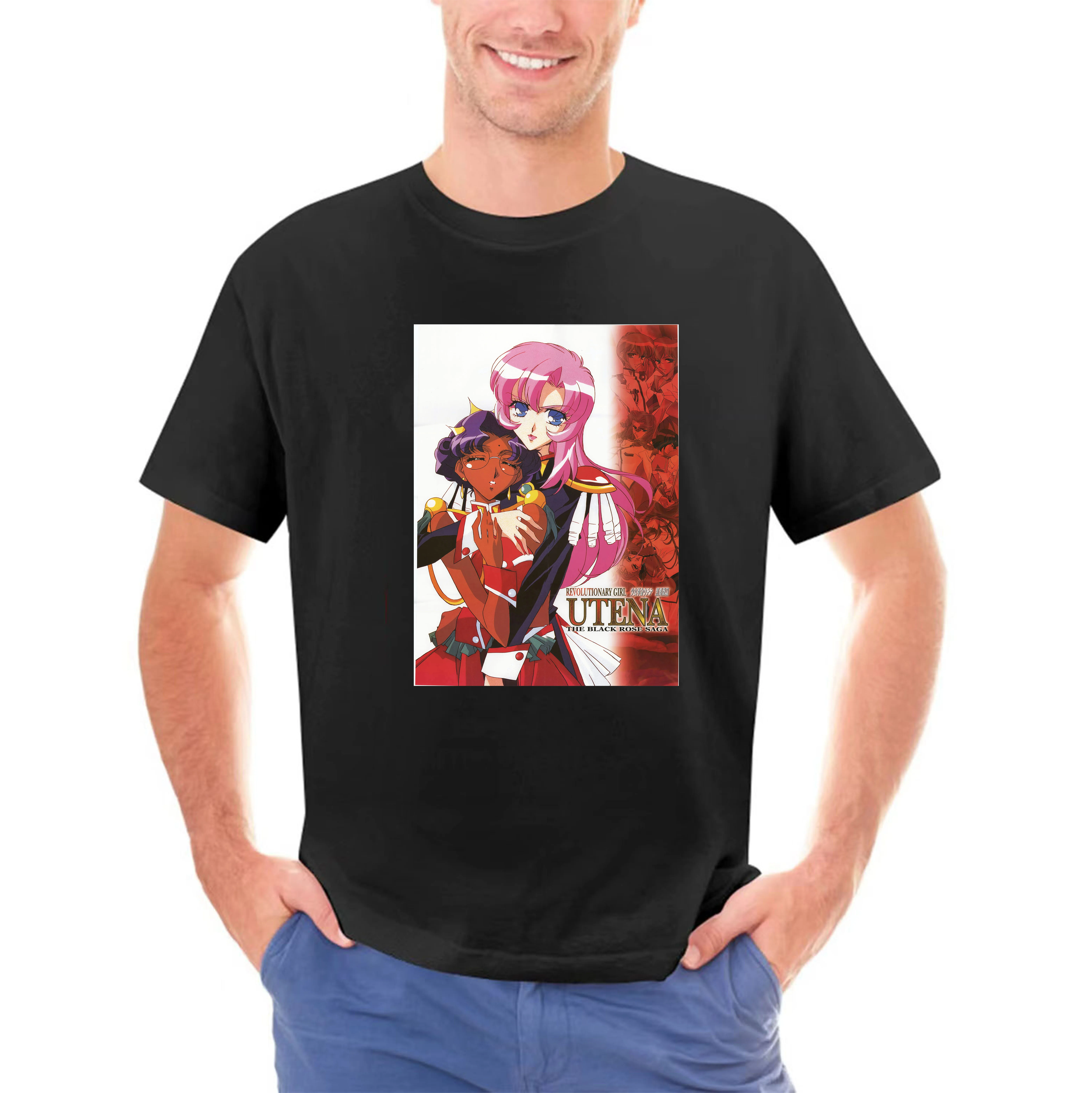 New Revolutionary Girl Utena Anime Movie Mens T Shirt Clothing Size S 2Xl