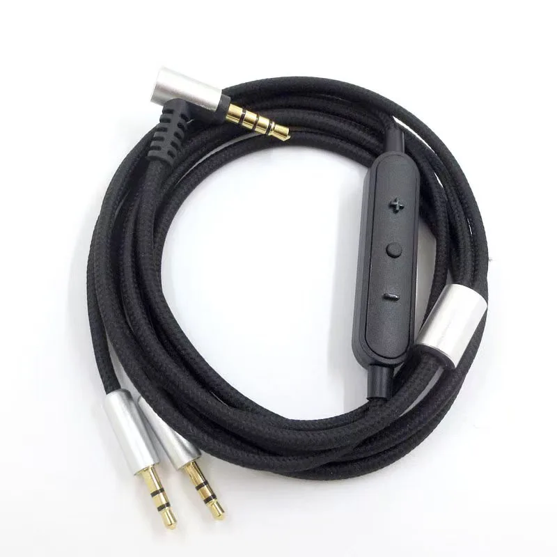 3.5mm to Double 2.5mm Audio Cable for Republic Master Tracks HD V8 V10 V12 Xiaomi Headphones with Oxygen-Free Copper Wires