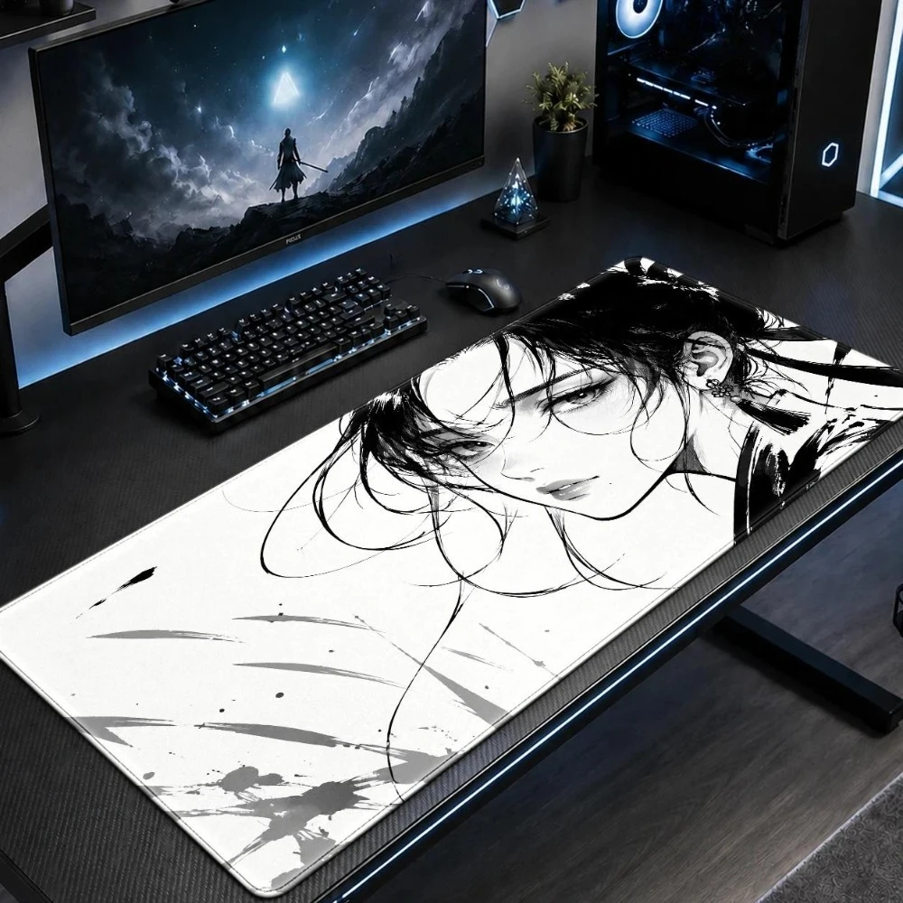 Very simple color desk mats and gaming mouse pads - Soft and stain-resistant, suitable for home offices workstations dormitories