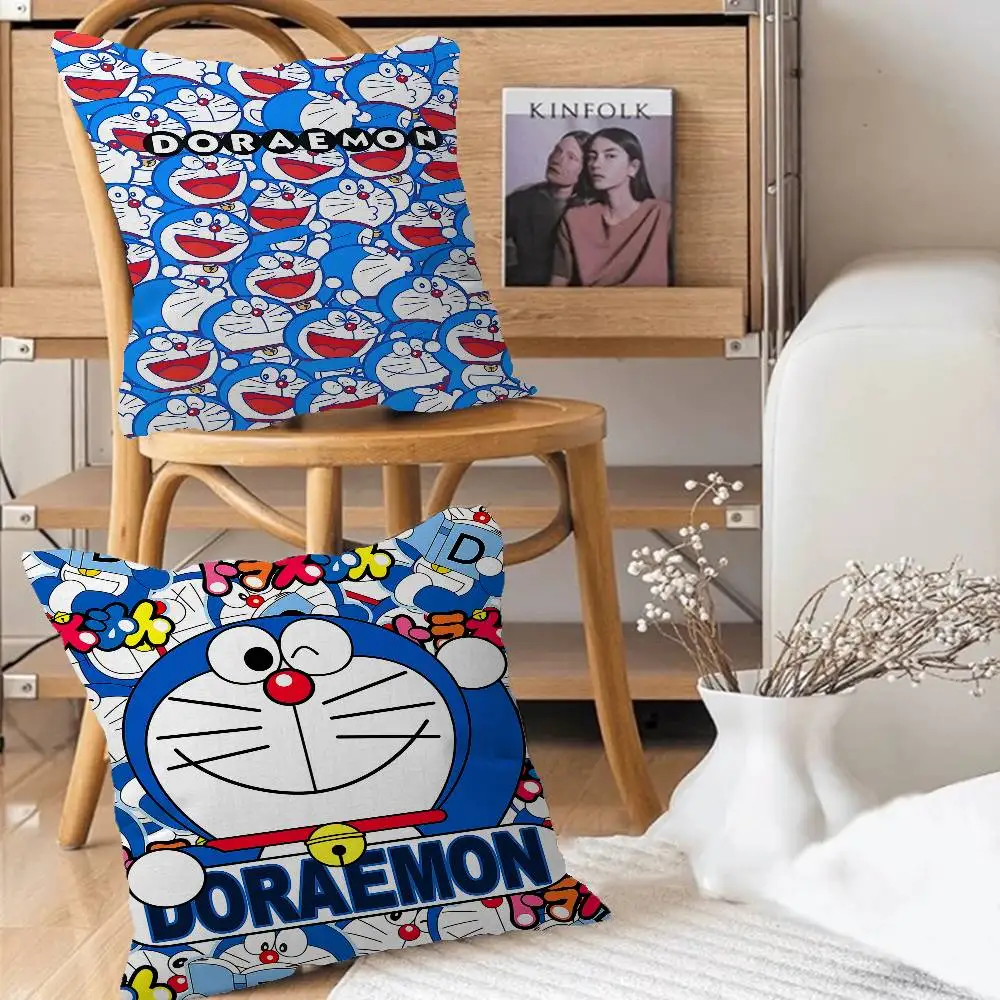 Cartoon D-Doraemons Pillowcases Home Bedding Decorative Pillow Cover Wedding Super Soft Pillow Case