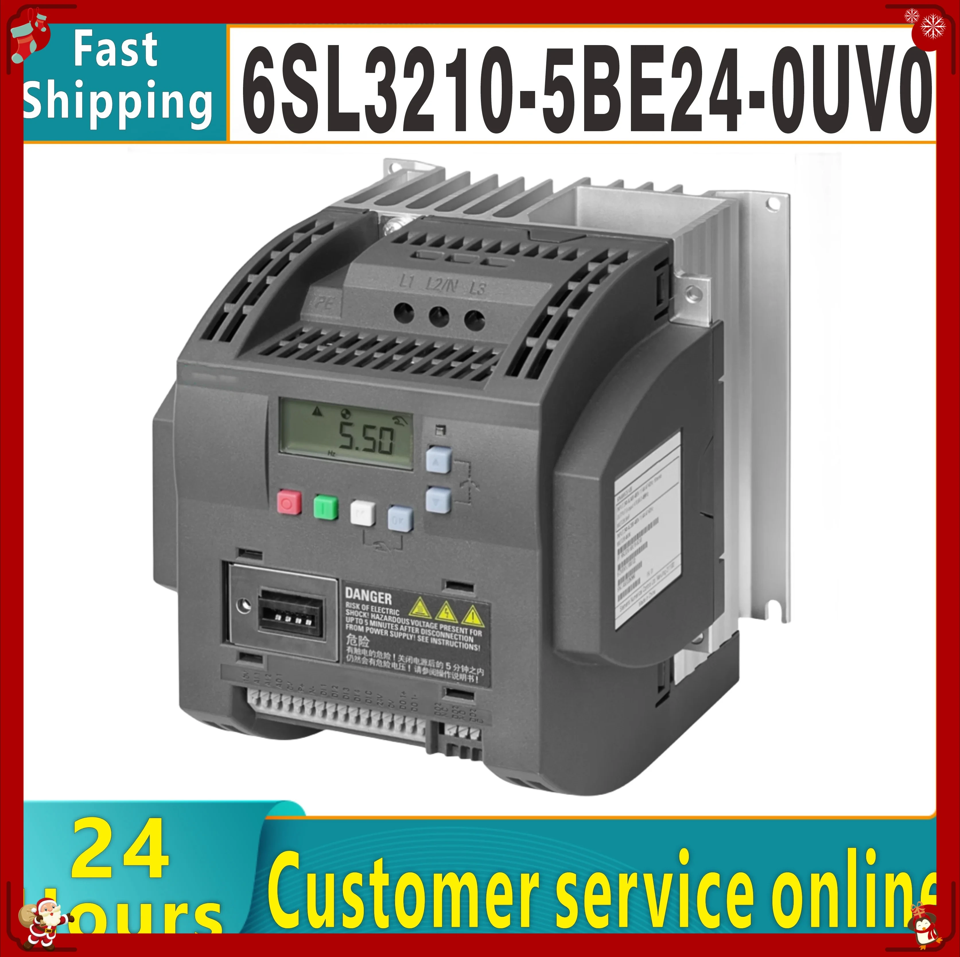 

Совершенно новый оригинальный преобразователь частоты 6SL3210-5BE24-0UV0