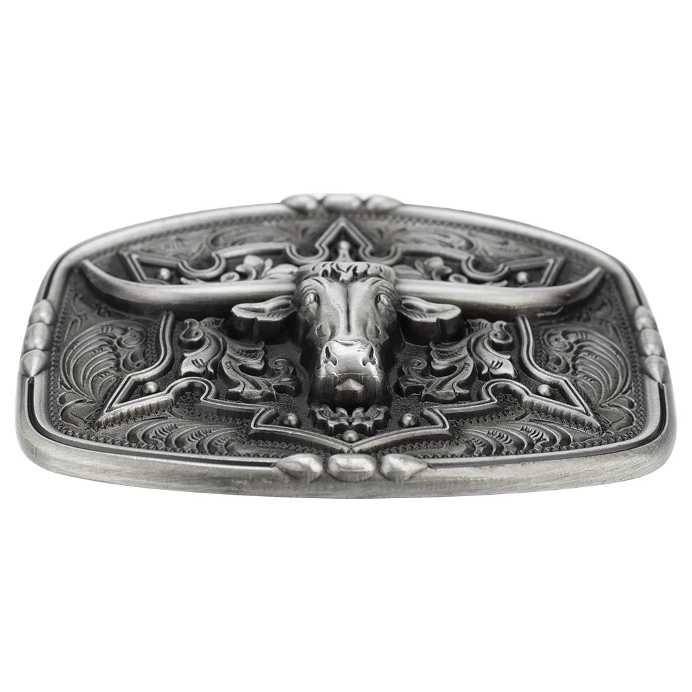 Western Cowboy Rodeo Cow Alloy Belt Buckle Men