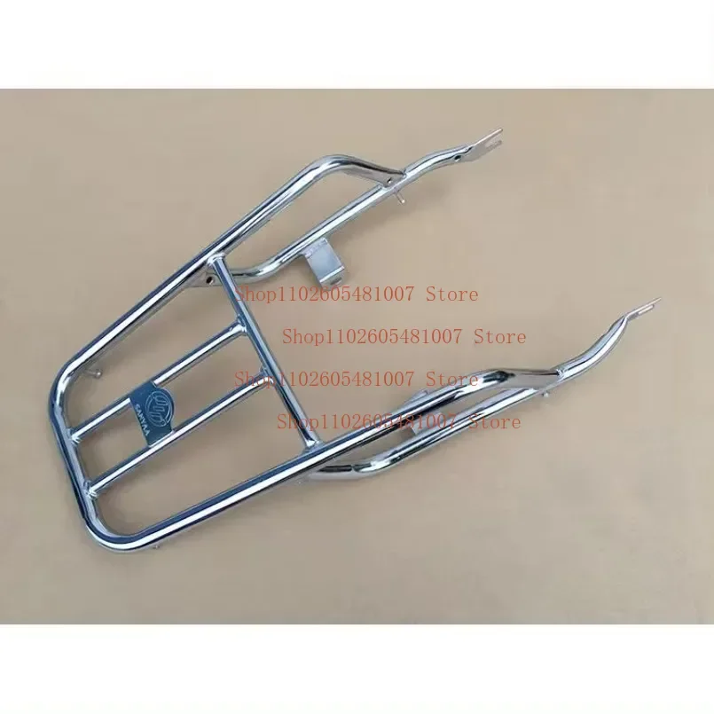 Estante de motocicleta para GN125 Hj125-8, estante trasero, caja trasera, estante de tubos engrosado