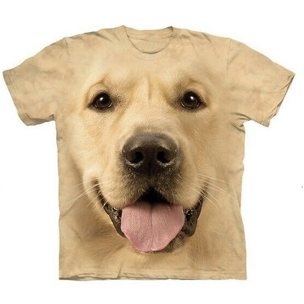 Camiseta bonita de perro y Animal para niños, camiseta de manga corta divertida con estampado 3d Retro 2025, ropa de cumpleaños para niño, camisetas Retro para niño