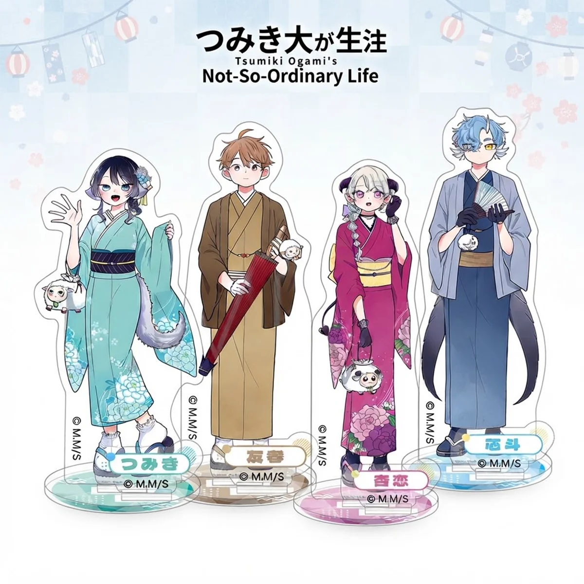 Anime Tsumiki Ogami's Not-So-Ordinary Life 15Cm Acrylic Figure Stand, Tsumiki Ogami, Halloween Present, Table Decor Keychain