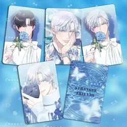 4 Pcs/Set Korean Manga Lomo Card Comic Characters 3 Inches Photocards Fans Collection Gift