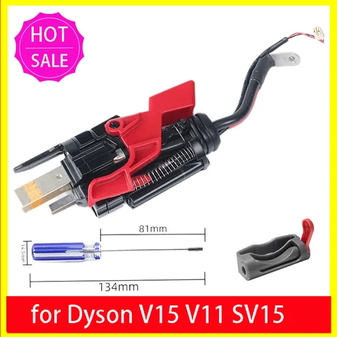 Trigger Switch Assembly/Button Replacement for Dyson V15 V11 SV15 Click-in Battery Type Vacuum Cleaner Power Switch Repair Parts