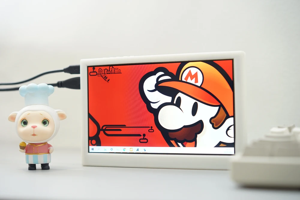 7-inch portable display mini computer sub screen with Speaker