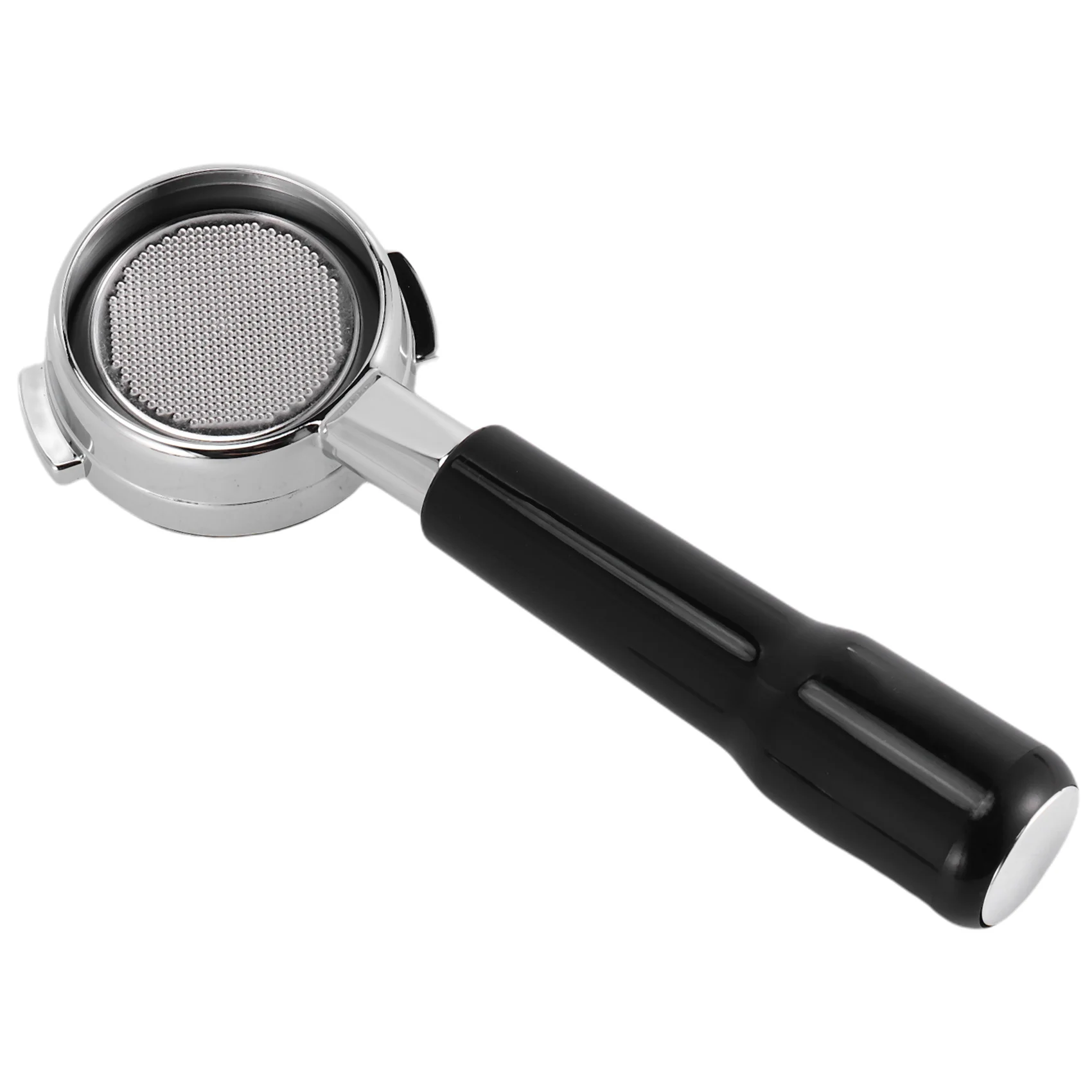 

N98R 58 мм бездонная профессиональная кофемашина для эспрессо из нержавеющей стали с корзиной для фильтра на одну и две чашки