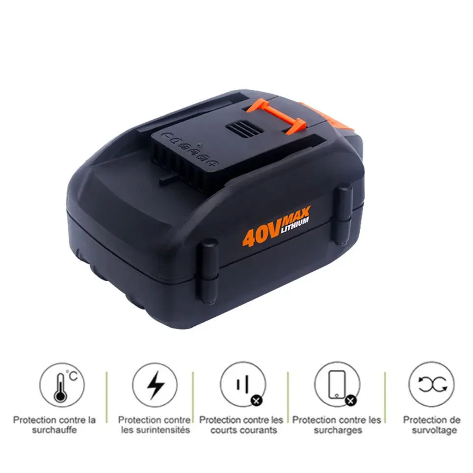 Worx 6000 original brandneue austauschbare worx 40v 5000mah/3000mah/mah Lithium-Ionen-Batterie Werkzeug batterie wa3580