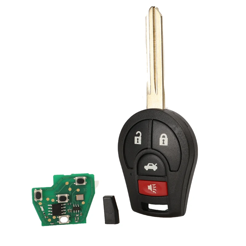 Jingyuqin Remote Car Key 315MHZ ID46 Chip For Nissan Qashqai Sunny Sylphy Tiida March Cube S SL Rogue CWTWB1U751 Transmitter Fob