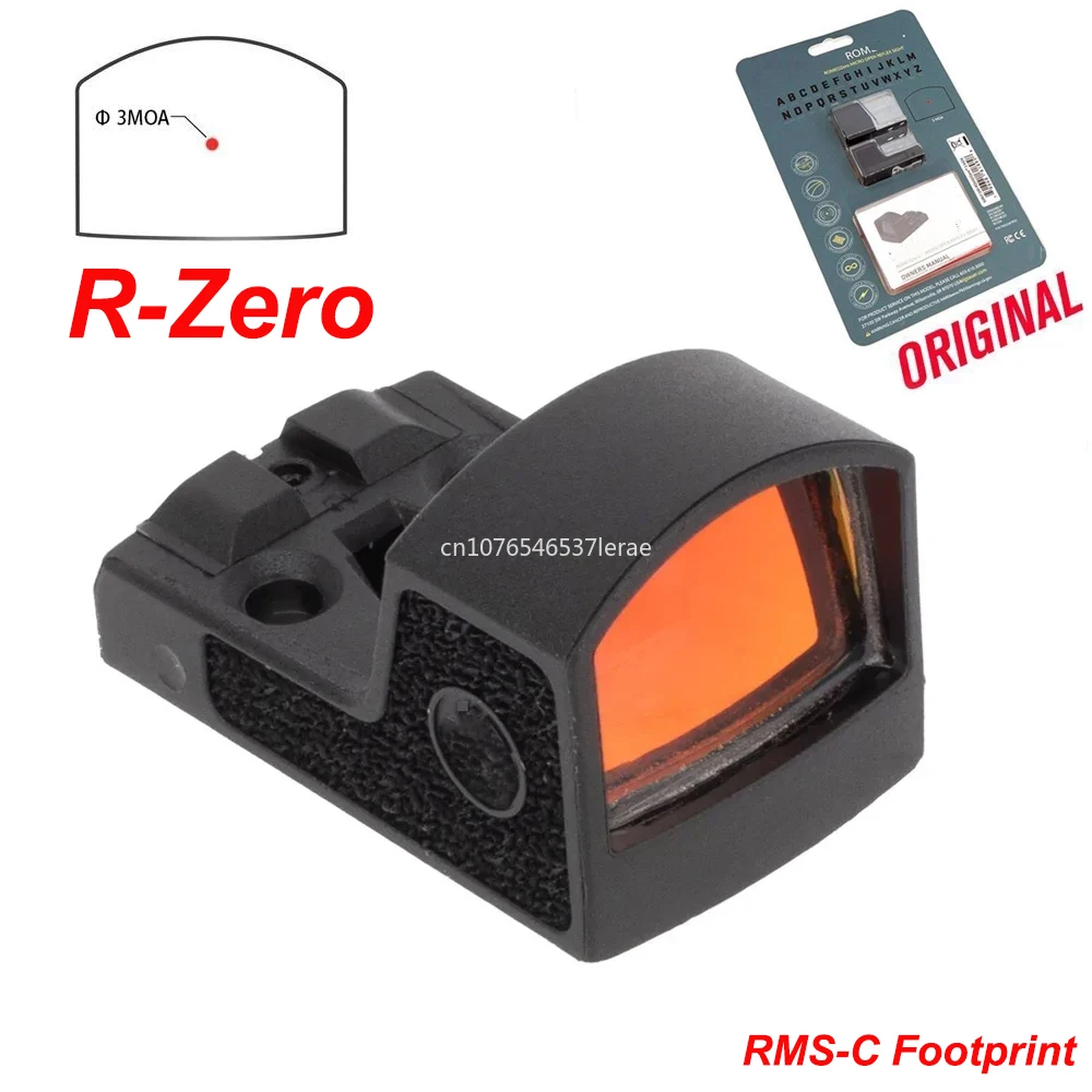 Táctico r-zero 1X24mm 3 MOA RMSC huella agitar despierto punto rojo vista parallax libre con marcas originales para P365 P365XL