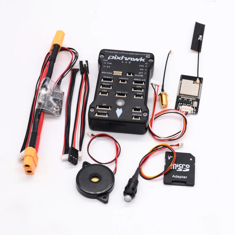 NEW Pixhawk WIFI V3.0 Module PX4 PIX 2.4.8 32 Bit Flight Controller Autopilot  M8N GPS Power Module