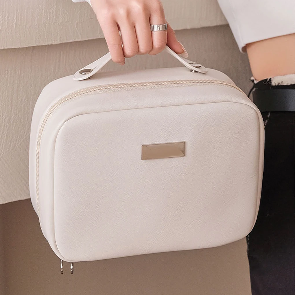 Waterproof Cosmetic Bag For Easy Cleaning And Storage Multiple Compartments Cosmetic Bags For Women