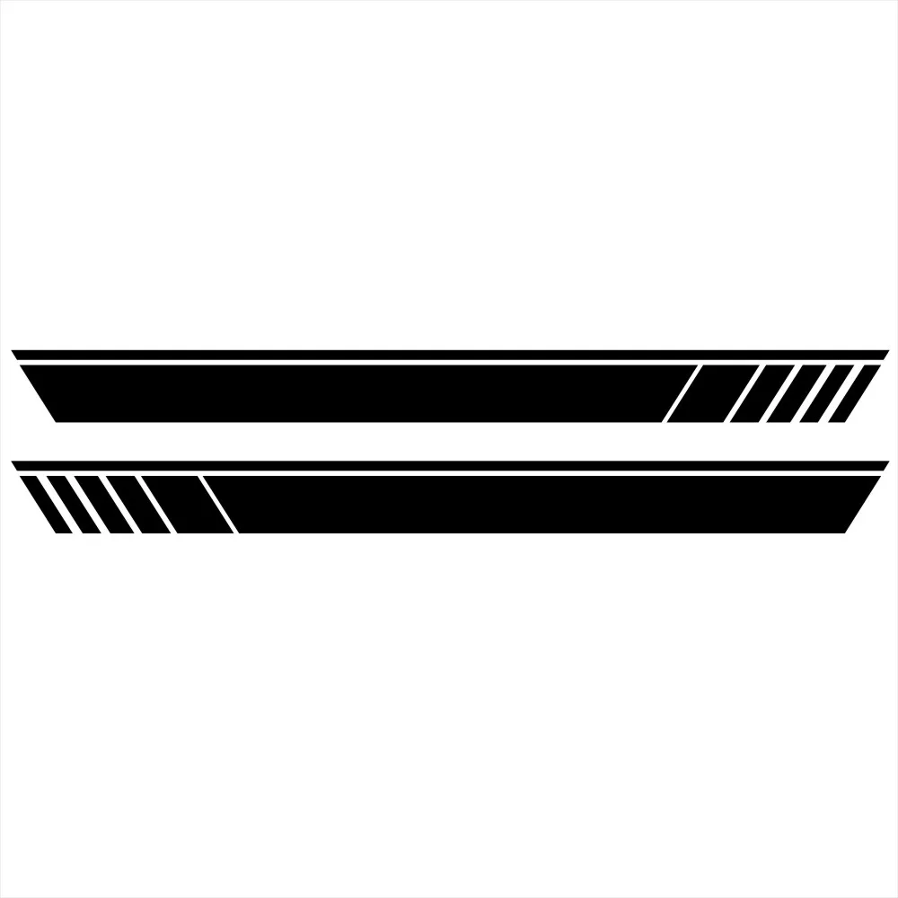 2pcs Car Decals Side Body Stickers for Mercedes Benz Accessories for G55 G63 AMG W463 G500 Class G350D SUV Stripes Decal Auto