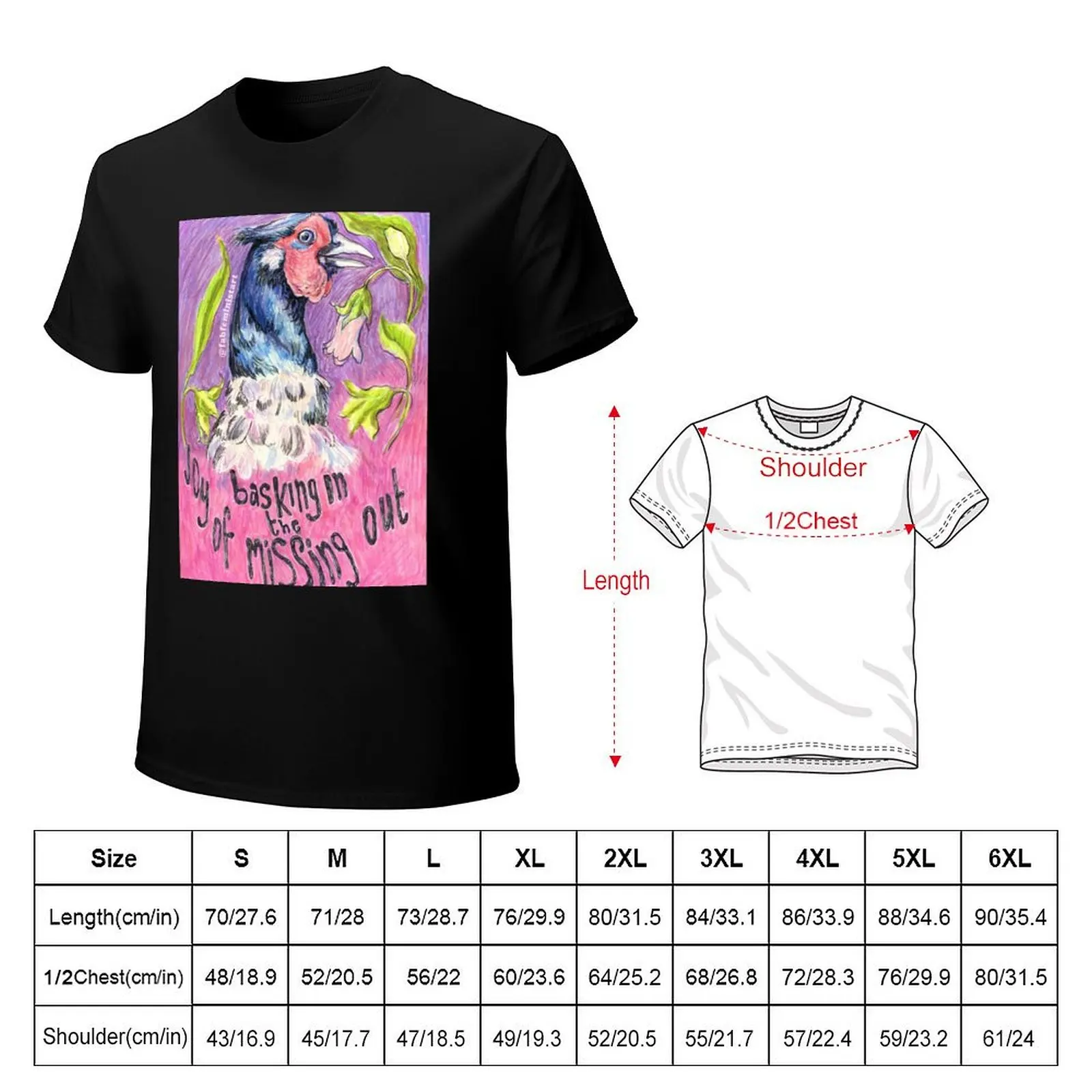 Basking In The Joy Of Missing Out T-Shirt Festival Short Sleeve T-Shirt