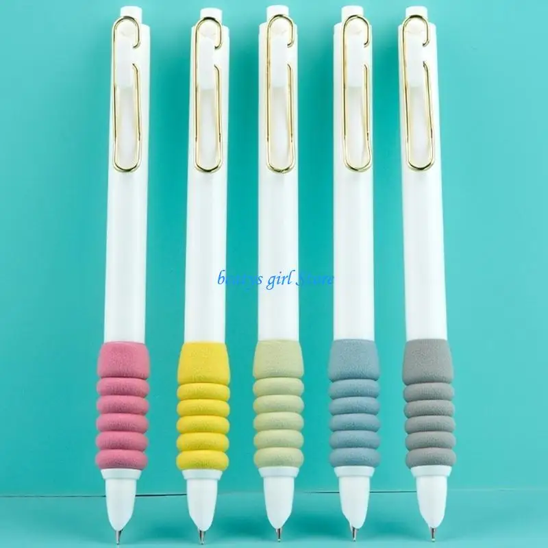 

C7AB 6 шт. поршневая перьевая ручка 0,38 мм тонкий наконечник для практики рукописного письма, выдвижная авторучка для