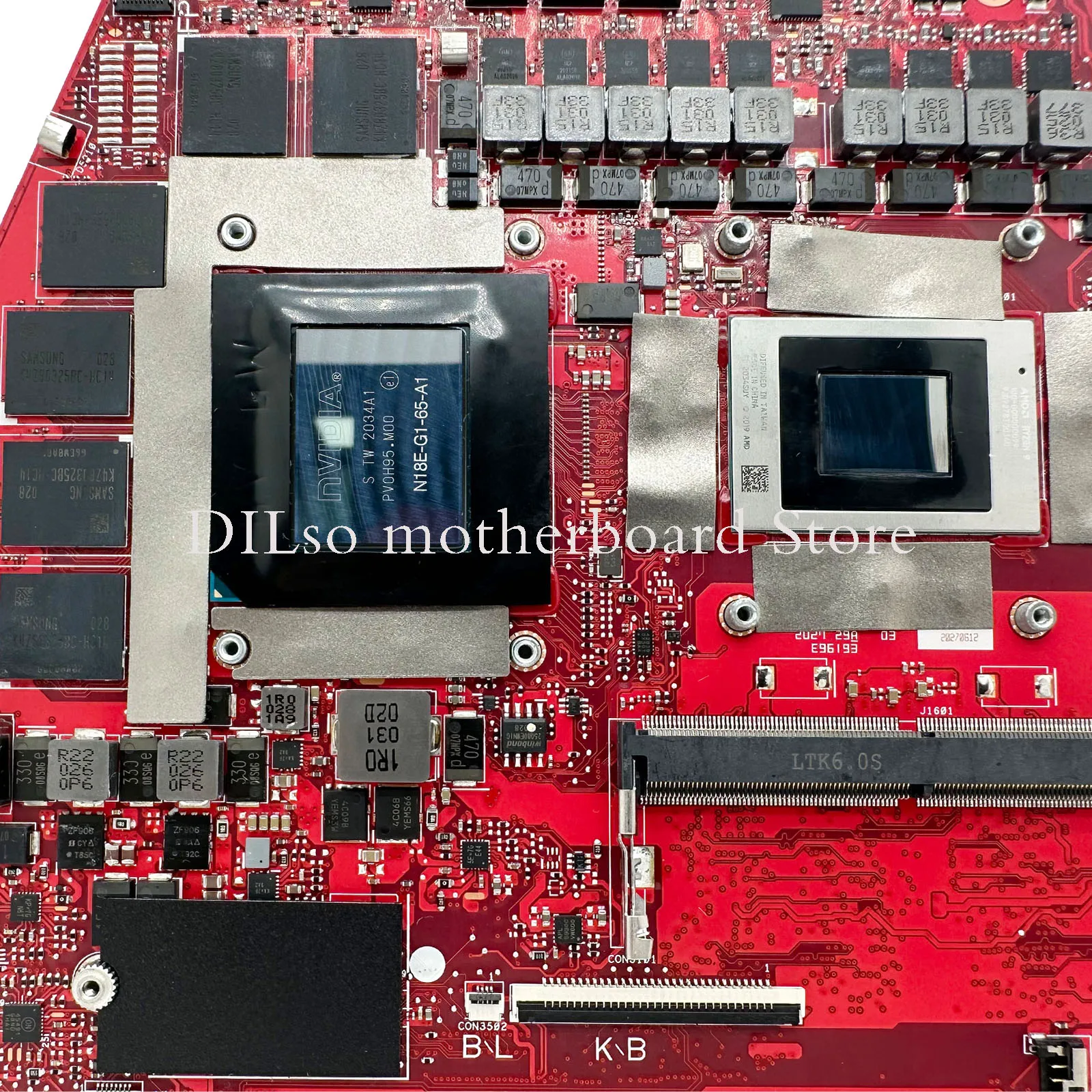 KEFU GA401IV Scheda Madre Del Computer Portatile Per ROG Zephyrus G14 GA401I GA401II Mainboard R7-4800H R9-4900H GTX1650TI GTX1660TI RTX2060 8GB