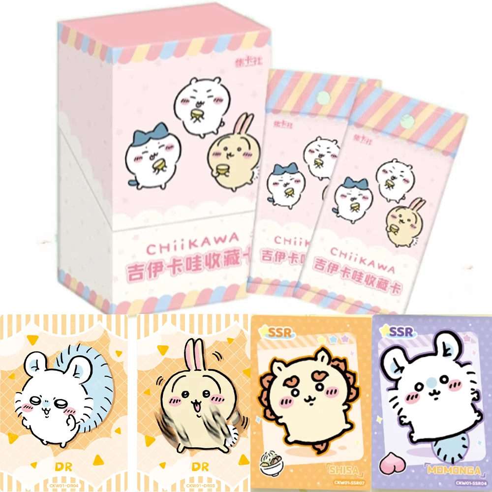 

Оригинальные карты Chiikawa Vitality Moment Nanka Chiisakute Kawaii Yatsu Hachi Usaki аниме периферийные коллекционные карты игрушка в подарок