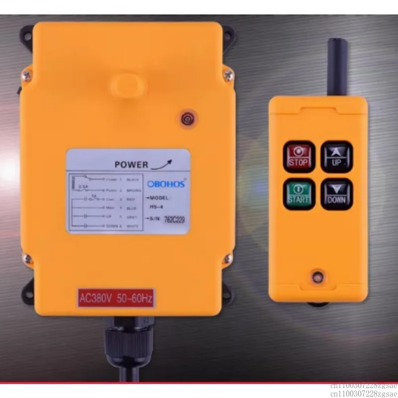 

Industrial remote control HS-4 crane lifting H-6 electric hoist hoist crane asynchronous motor flatbed truck