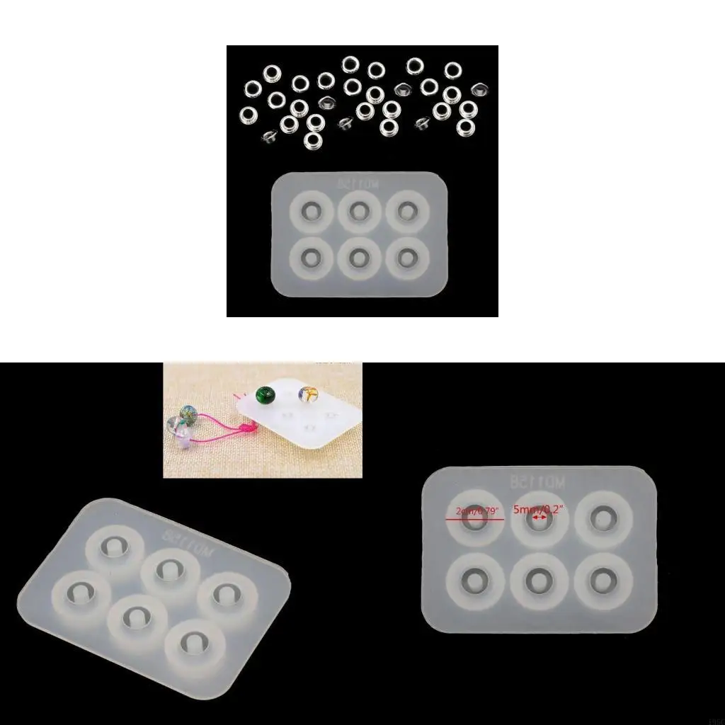 195C Beads Pendant Mold for Bracelet Making Crafts Jewelry Casting