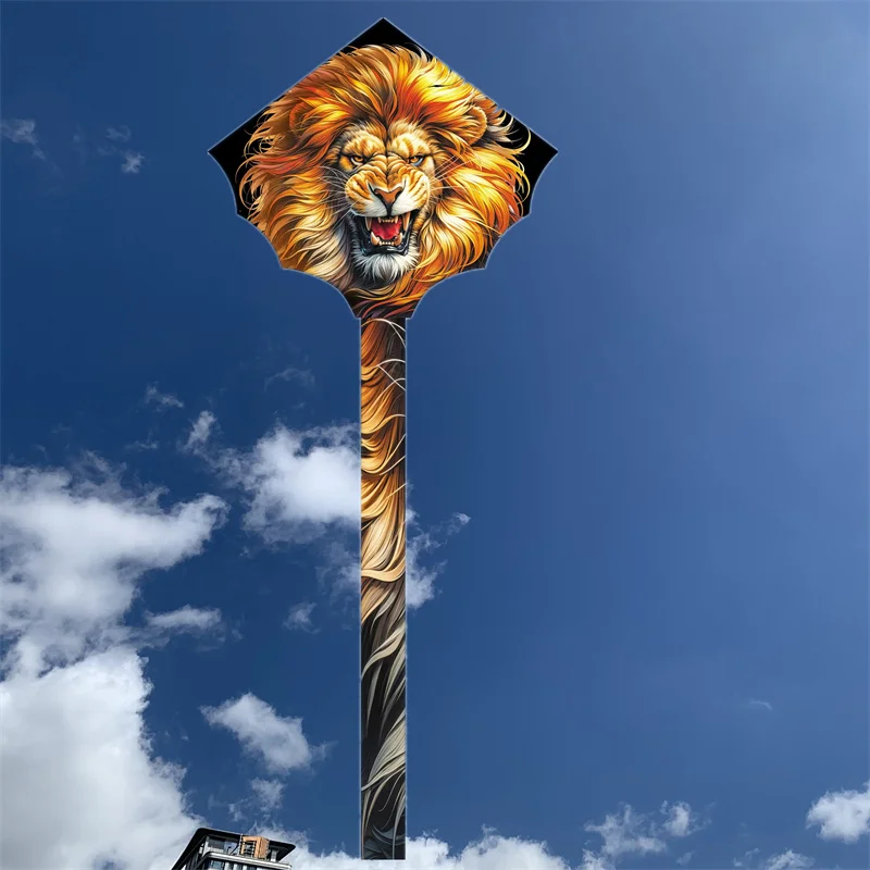 Free shipping animals kite outside kids activity lion kite for kids professional kites outdoor toy fun toys new Leopard kite koi