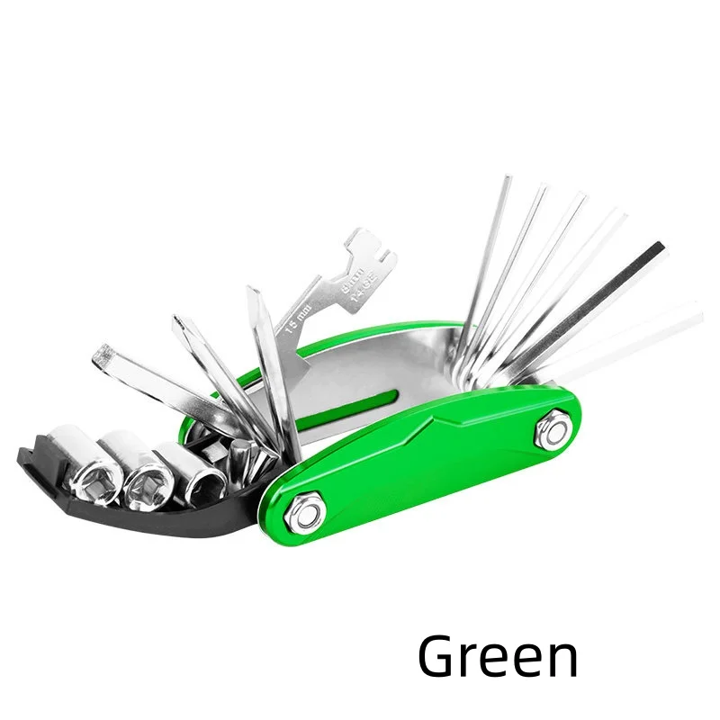 For Motorcycle Scooter Multi-function Repair Tool Folding Hex Screwdriver Socket Wrench Combination Maintenance Accessories