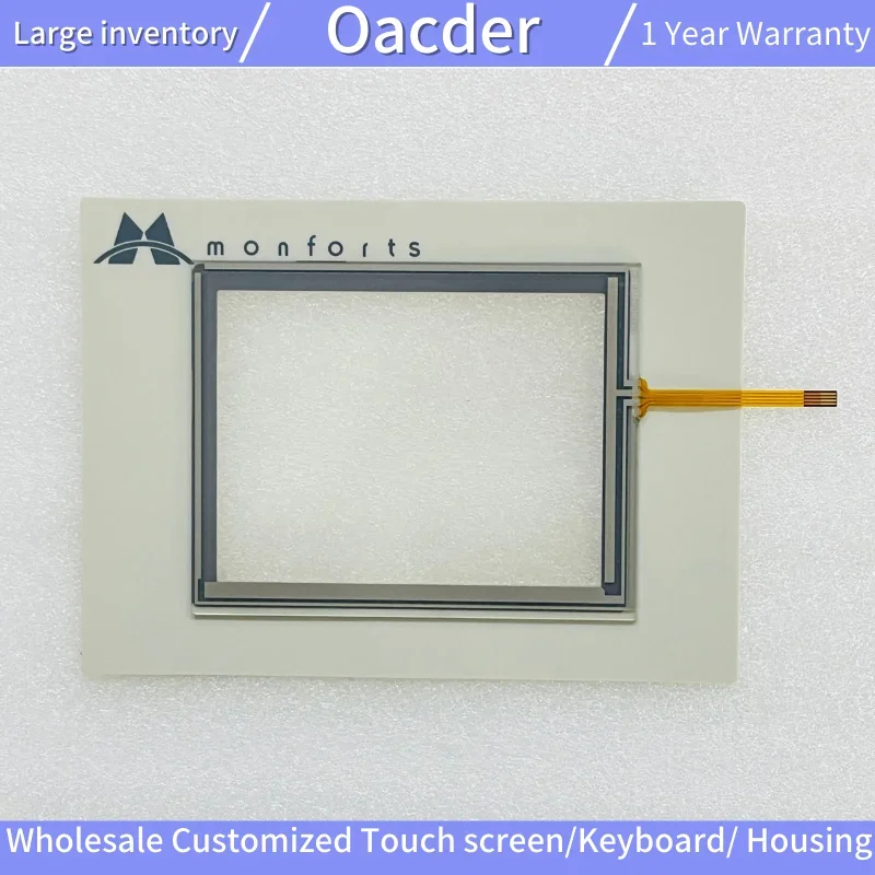 Touch Screen Panel Glass Digitizer for EL 105C EL105c Monforts 3251-0003 Membrane Overlay Protective Film