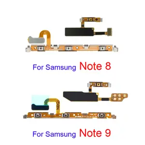 Bilashmart Samsung Galaxy Note 8 Phone Power Volume Button Internal Flex Cable Note 9 Replacement Part