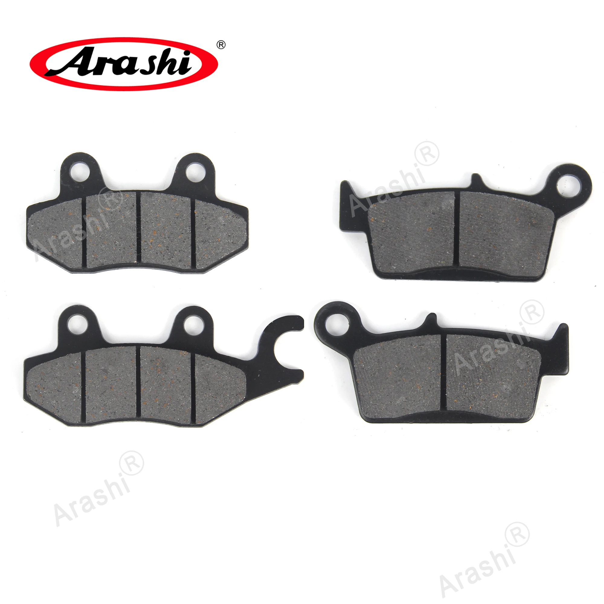 Передние и задние тормозные колодки Arashi для HONDA CB50 Dream 1997-1998/NSR50V AC10-180 1997/NSR 50R 	 1997-2000 / XR50 M5 AD14 Motard