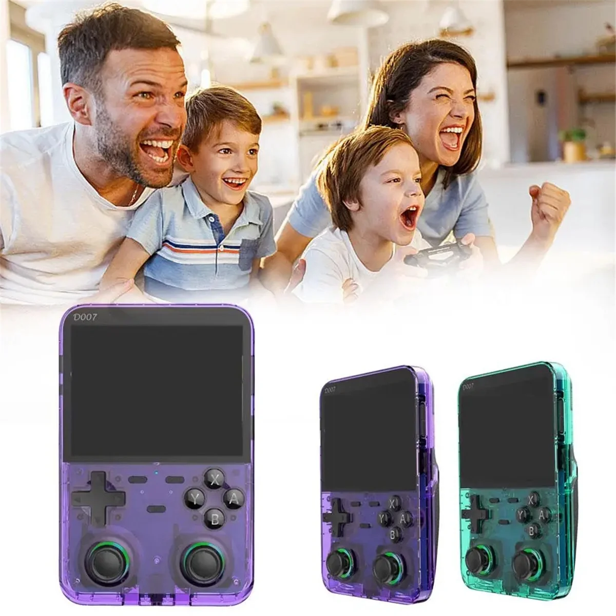 Quente! D007PLUS Console de jogos retrô portátil 64G 10300 jogos 3,5 polegadas som estéreo 3D clássico jogo de arcade nostálgico B