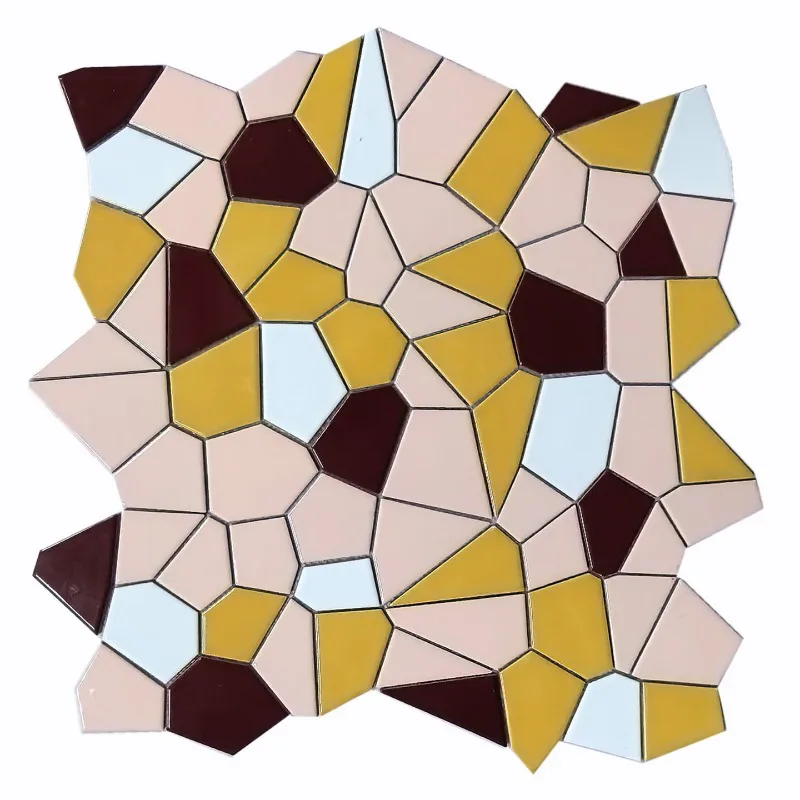 Tile swimming pool Garden exterior wall Outdoor courtyard Square Pool floor tile Mosaic puzzle