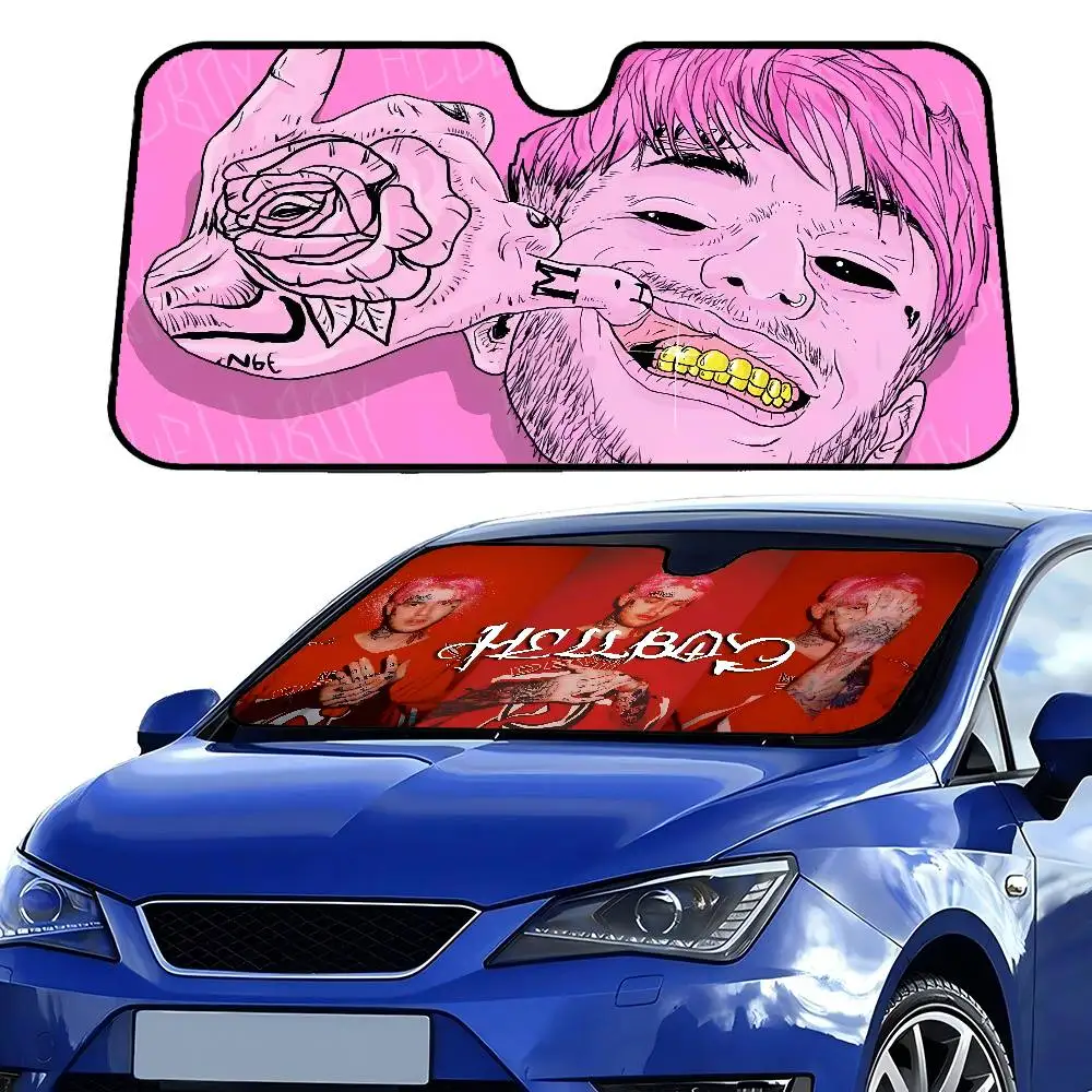 

L-Lil P-Peep мультяшный автомобильный солнцезащитный козырек на переднее окно, лобовое стекло, солнцезащитный козырек, автомобильный козырек, аксессуары для интерьера