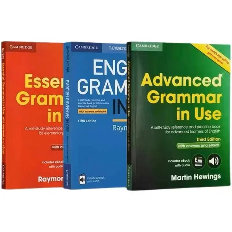 Кембриджская начальная английская грамматика Advanced Essential English Grammar in Use Профессиональная книга для подготовки английского теста