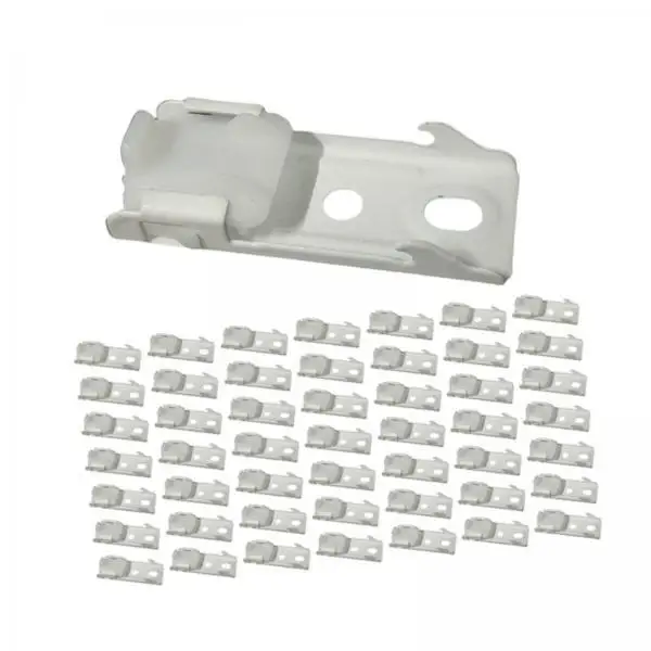 Curtain Track Mount Hardware Iron Top Installation 18 to 20mm Ceiling Track Bracket Quiet Operation Home Use
