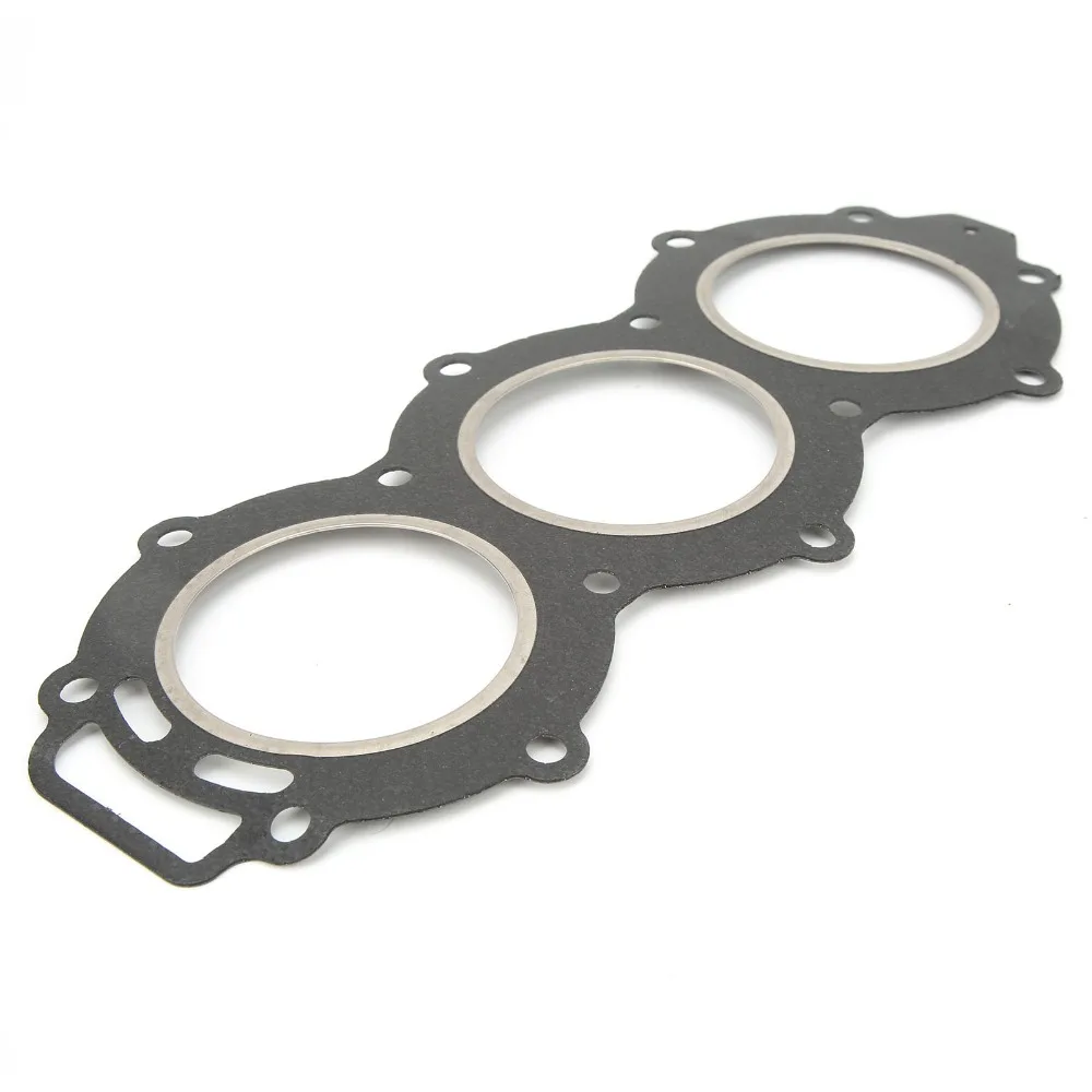 

Уплотнение двигателя 6H3 11181 00 Прокладка головки блока цилиндров Нержавеющая герметичная прокладка подвесного двигателя 3-цилиндровая прокладка головки двигателя Лодочный двигатель