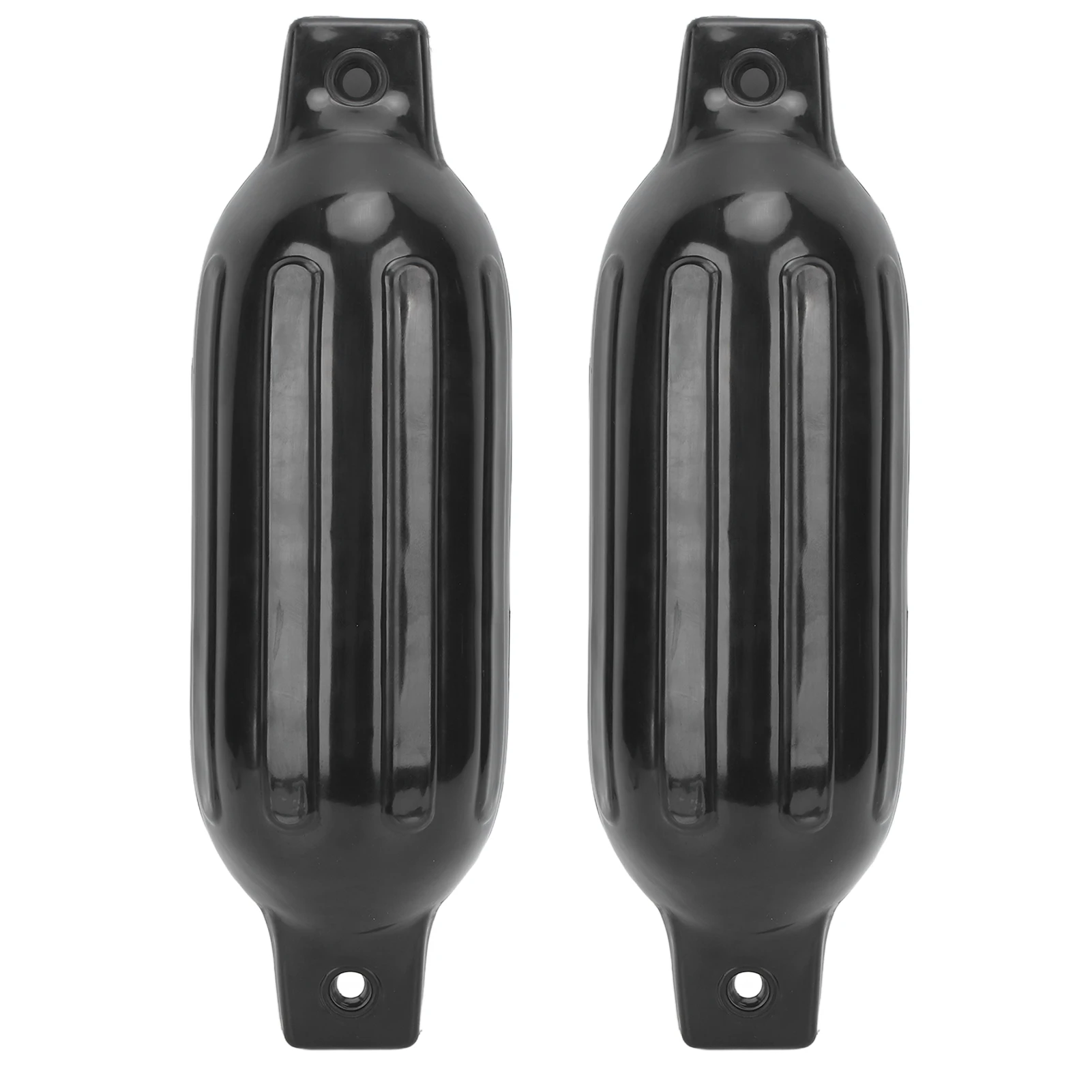 

2pcs Boat Fenders 5.5 X 20 Inches Fender Bumper for Yachts Fishing Boats Pneumatic Boats Black