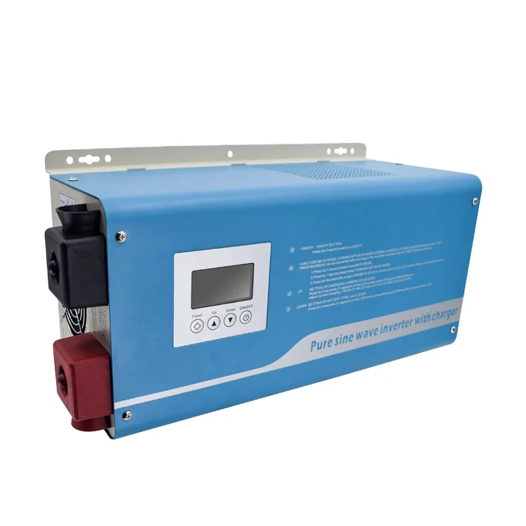 Dc to Ac Pure Sine Wave Inverter with Battery Charger 6KW 48V to 220VAC 50Hz with UPS
