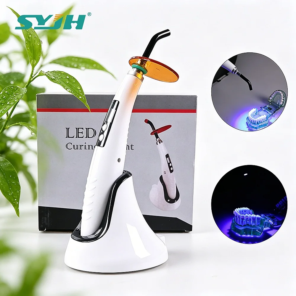 LED.B Dentals Light-Cured Photopolymerizer 360° Rotating Curing Head Wireless Resins Restoration Clinical Dentistry Equipment