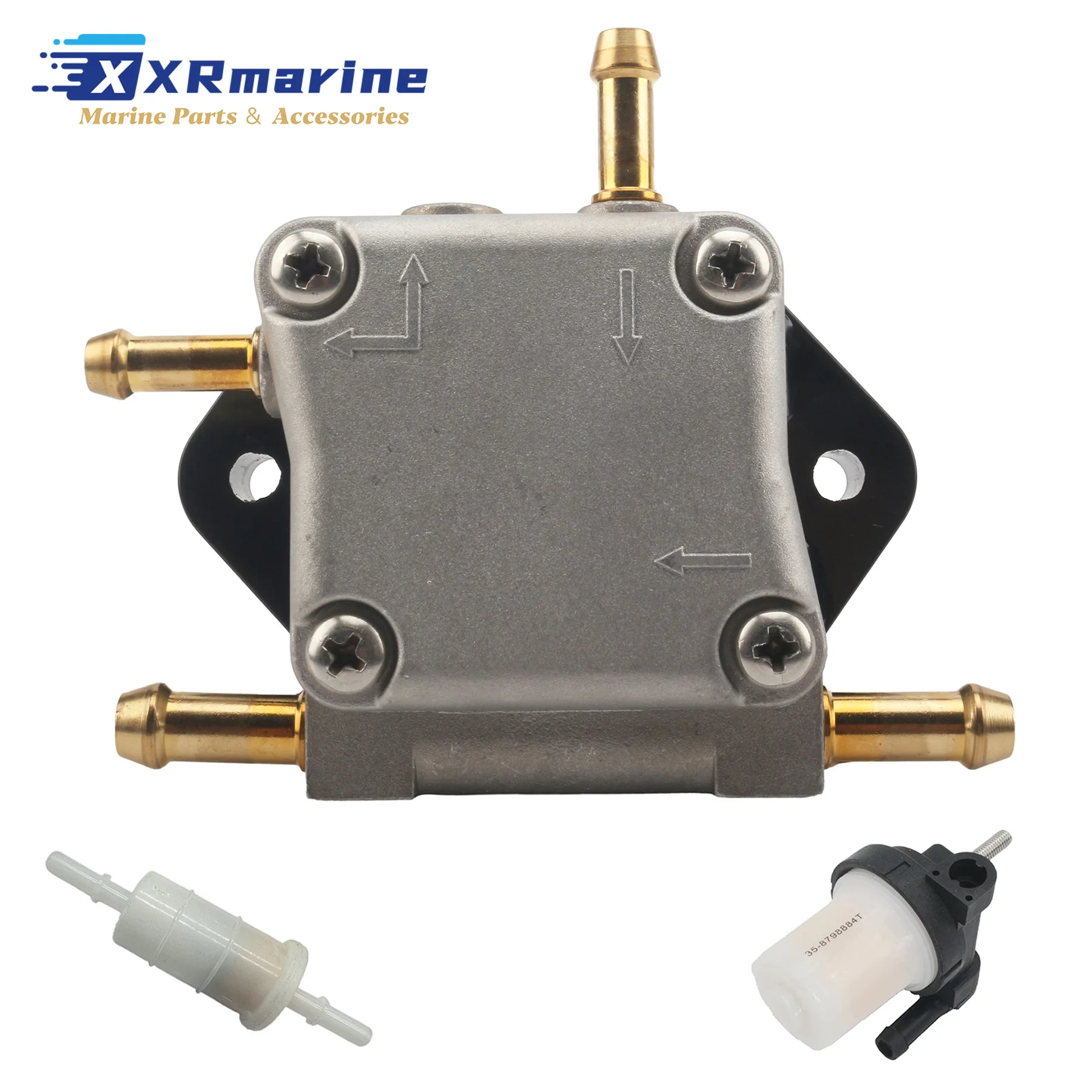 Outboard Fuel Pump 881862T08 with Fuel Filter 879885K 879884T for Mercury Mariner 4-Stroke 30 35 40 50 60 HP EFI Motor 8M0141844