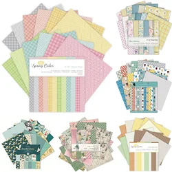 12 Pcs Handbook Background Simple Dazzling Series fai da te Scrapbook Card Making materiale artistico carta artigianale fatta a mano Texture cancelleria