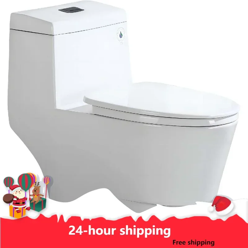 

One Piece Toilet With Soft Closing Seat, Chair Height, 1.28 GPF Dual, Water Sensed, 1000 Gram MaP Flushing Score Toilet