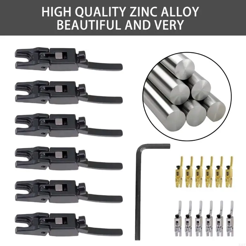 xxufエレクトリックギターメタルギターロックされたストリングサドルローラーブリッジトレモロサドル