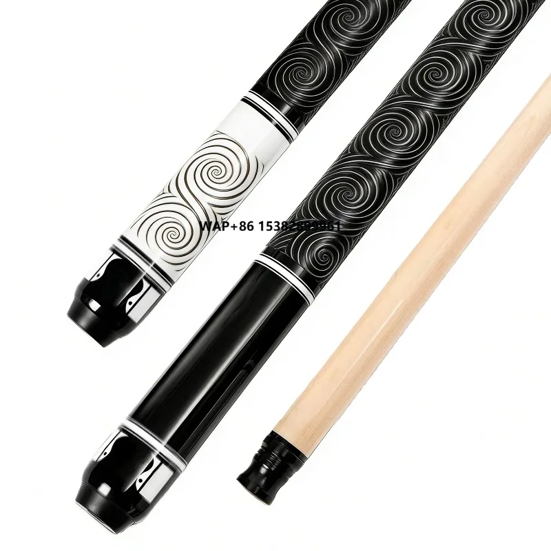 SW Series Professional Billiard Cue Set High Quality Maple Shaft 12.5mm Radial 11-Pin Center Joint 2-Piece Lightweight Cue OEM
