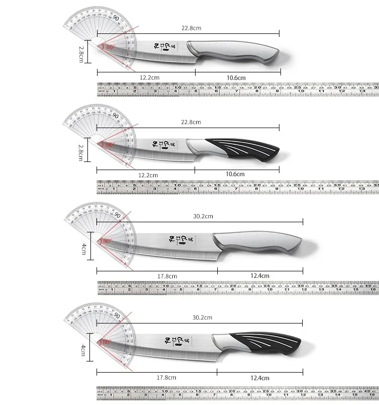 New steel handle chef knife sharp multi-purpose high-end Fruit knife knifestainless steel knives household kitchen knives