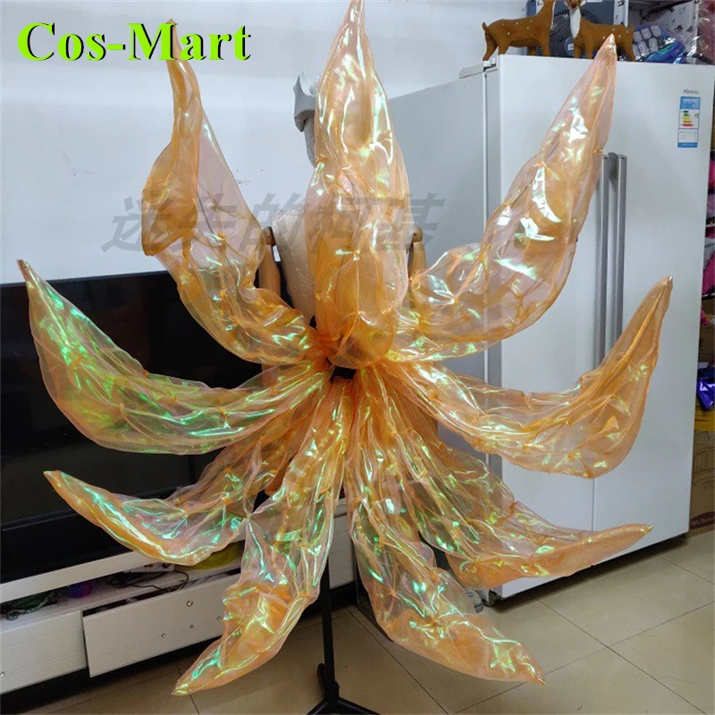 Cos-Mart Game LOL Ahri Tails Cosplay Costume The Nine-Tailed Fox Fashion Party Role Play Clothing Hallowmas view 4