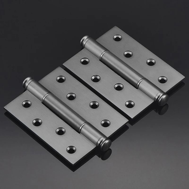 

High-end European 3PCS 4Inches Solid Brass Heavy Door Hinges 3mm Thicken Wood Gate Door Hinges Bearing Silent Door Hinge+Screws