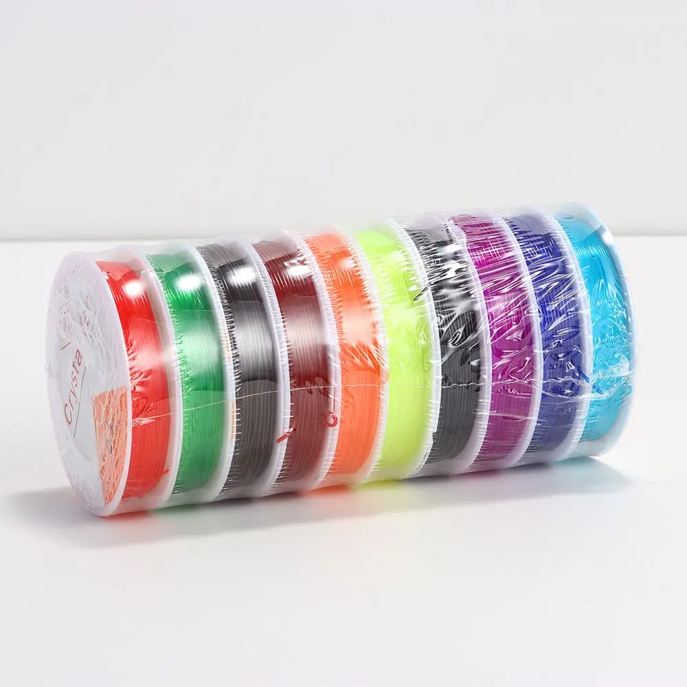 10Pcs Bunte Hohe Elastische Perlen Schnur Kristall String Gewinde Für Schmuck, Die DIY Halskette Armband AccessoriesSupplies – Detail 1