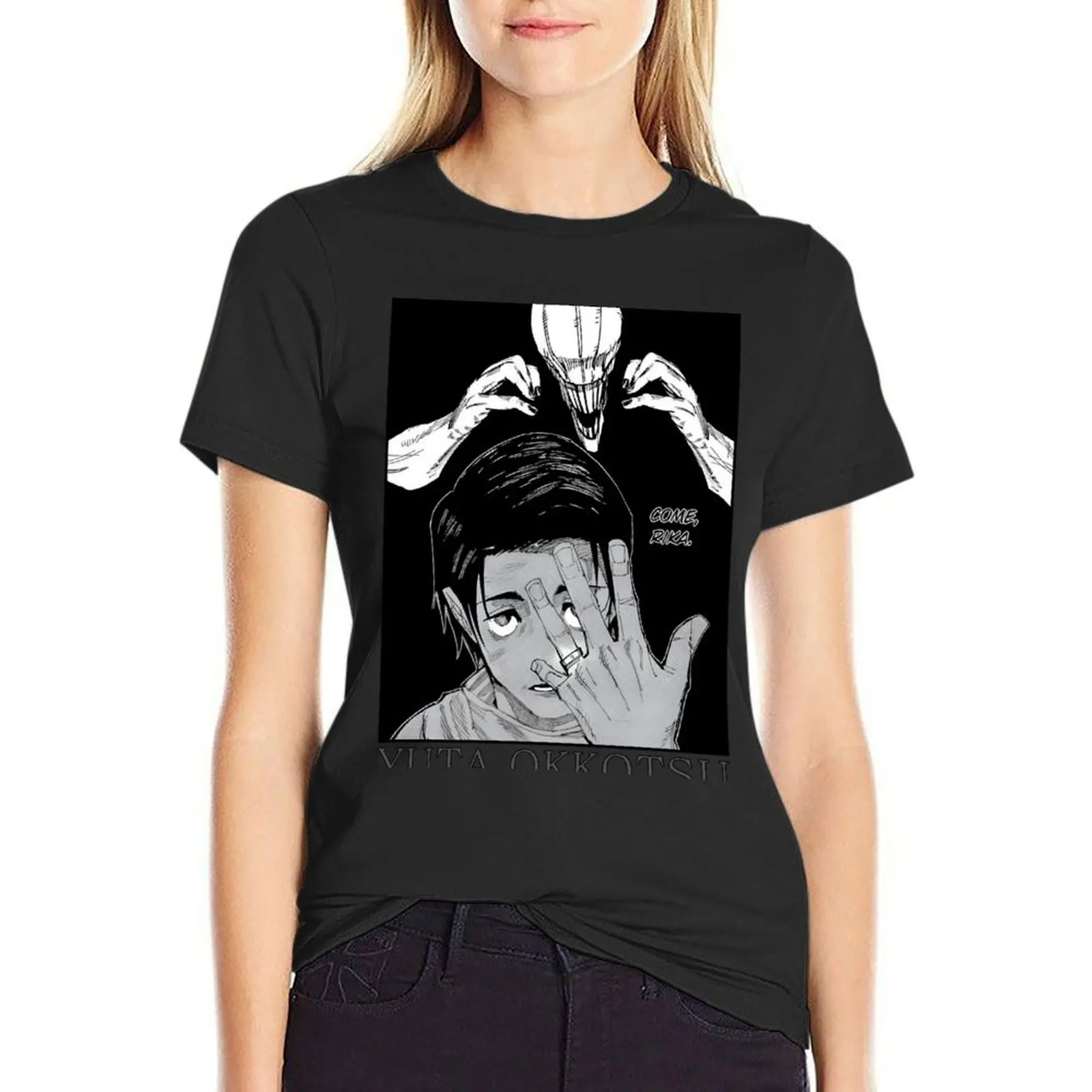 

special grade sorcerer T-Shirt anime korean fashion graphics plain Women clothes